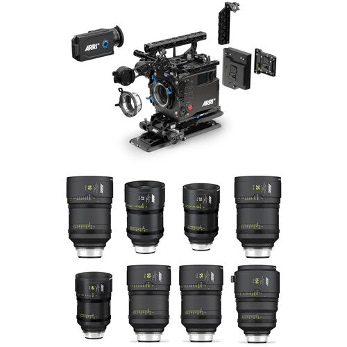 ARRI ALEXA 35 Production Set (15mm Studio) with 8x Signature Prime Lenses (Feet)