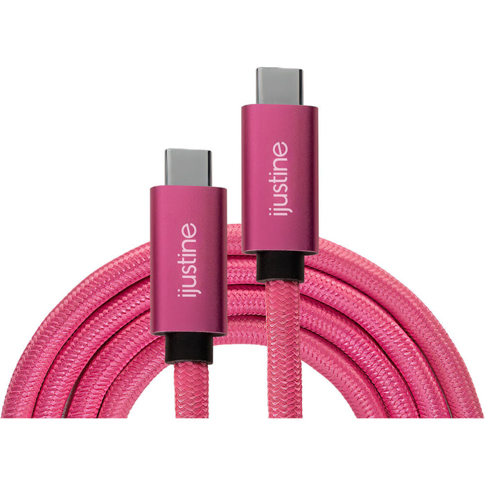 Kondor Blue iJustine Thunderbolt 4 Male Cable (3', Pink)