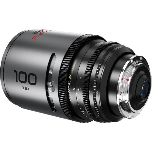 DZOFilm PAVO 100mm T2.1 2x Anamorphic Prime Lens (Neutral Coating, PL/EF Mount, Feet)