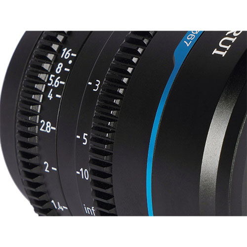 Sirui Nightwalker Series 55mm T1.2 S35 Manual Focus Cine Lens (RF Mount, Gun Metal)