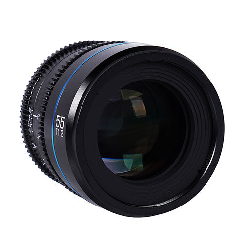 Sirui Nightwalker Series 55mm T1.2 S35 Manual Focus Cine Lens (E Mount, Gun Metal)