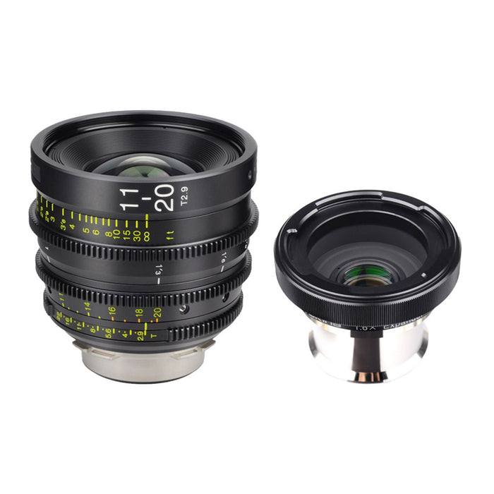 Tokina Cinema 11-20mm T2.9 PL Mount with 1.6x Expander PL to E