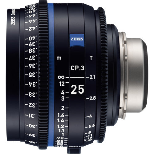 Zeiss CP.3 25mm T2.1 Compact Prime Lens (Sony E Mount)