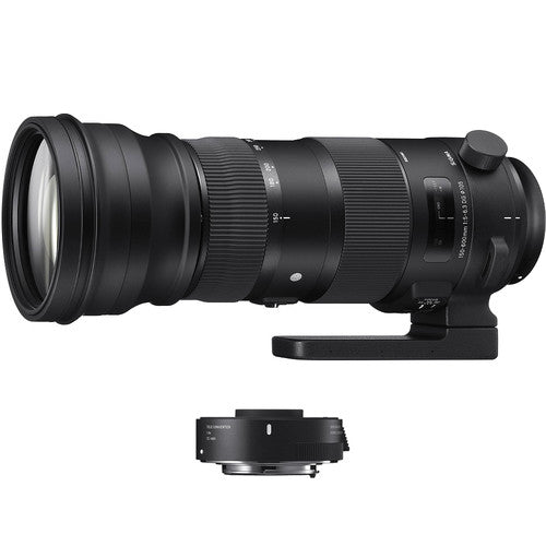 Sigma 150-600mm f/5-6.3 DG OS HSM Sports Lens and TC-1401 1.4x Teleconverter Kit for Canon EF