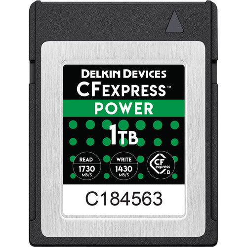 Delkin Devices 1TB CFexpress POWER Memory Card
