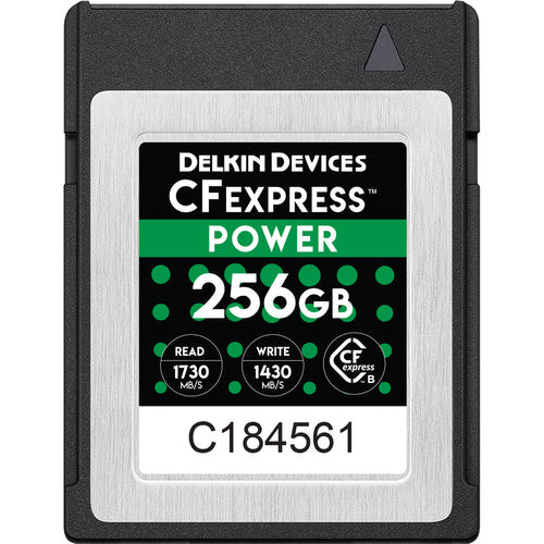 Delkin Devices 256GB CFexpress POWER Memory Card