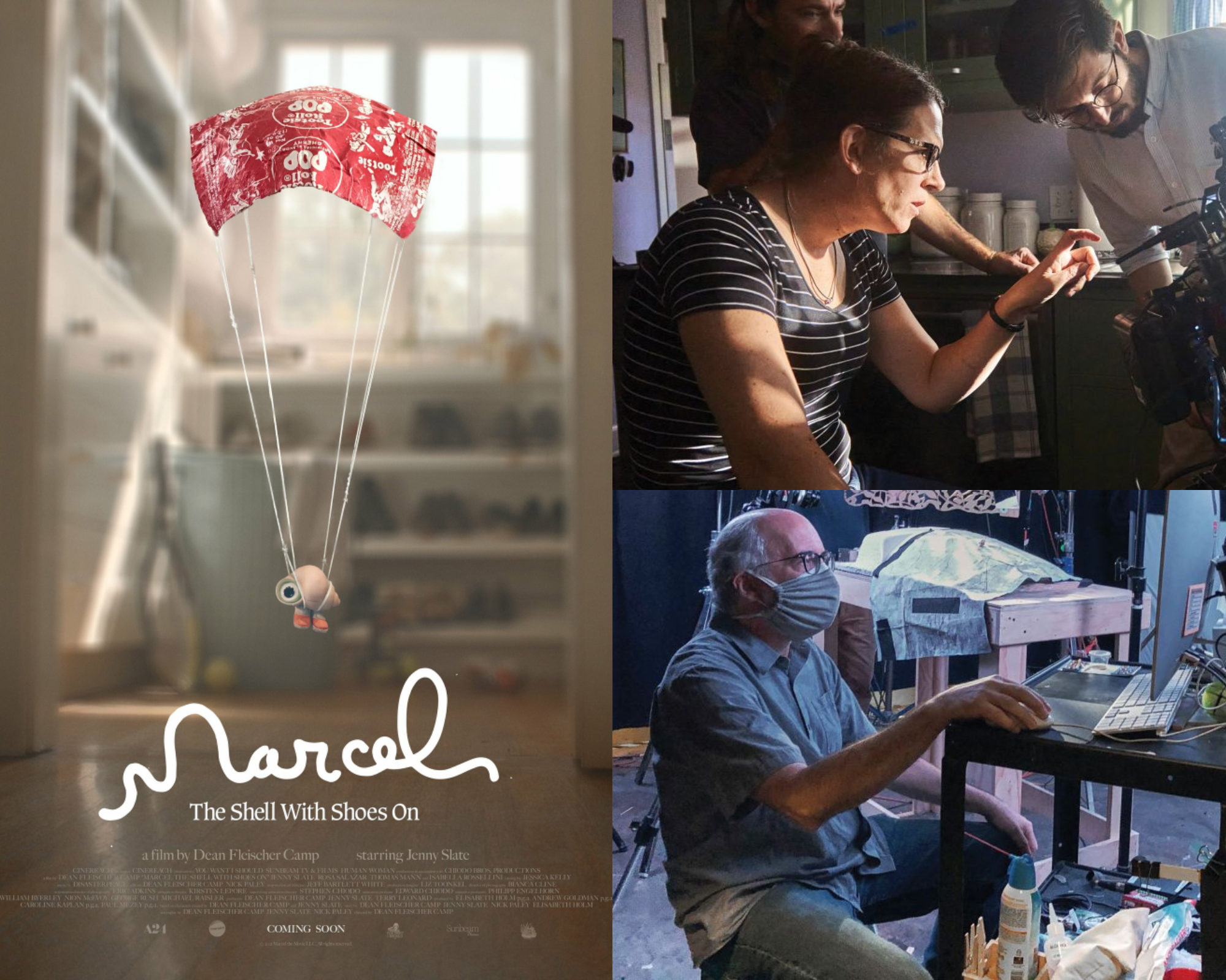 The Cinematography Podcast Episode 176 - Marcel The Shell With Shoes On cinematographers Bianca Cline and Eric Adkins