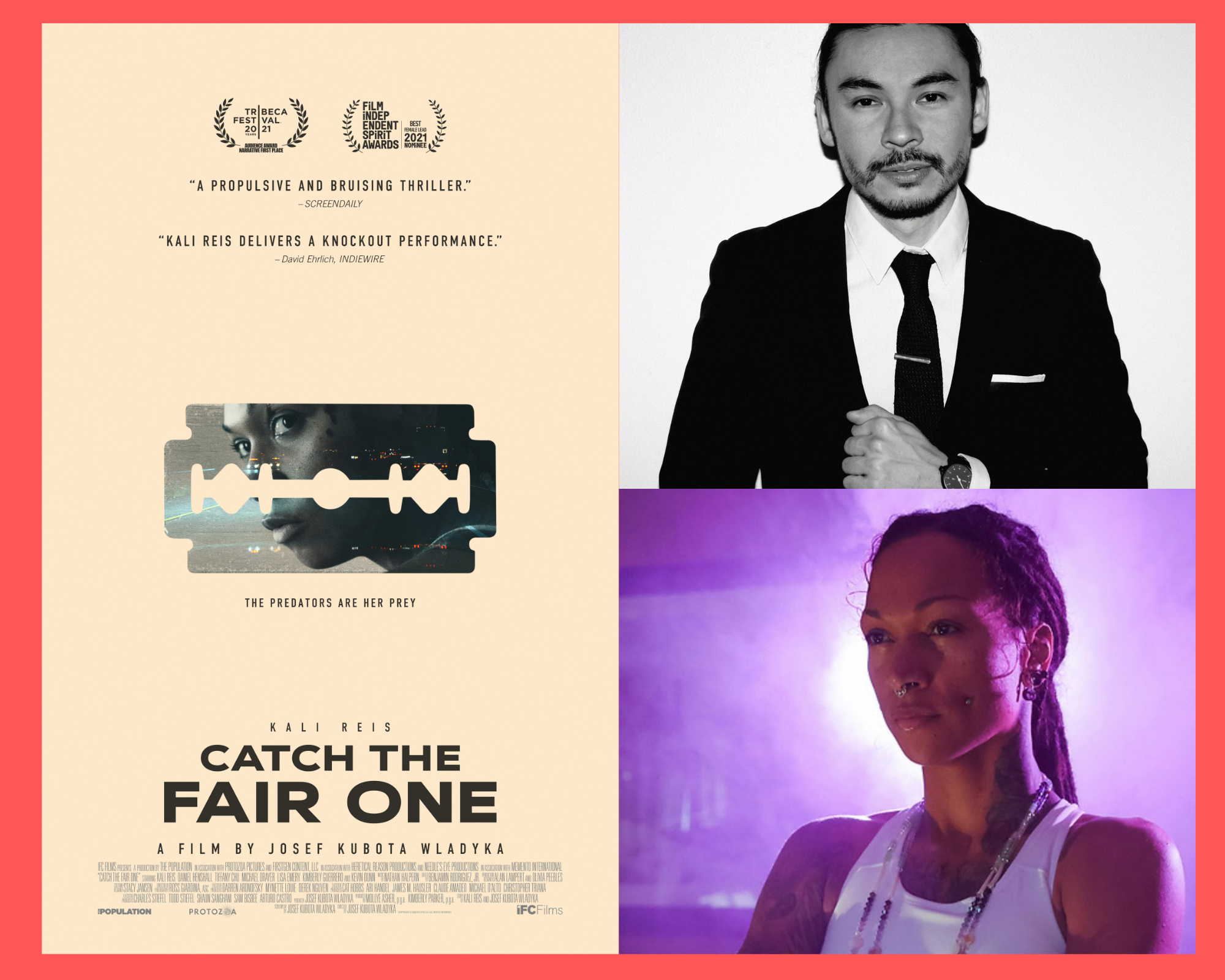 The Cinematography Podcast Episode 159 - Catch The Fair One director Josef Kubota Wladyka and actor/screenwriter Kali Reis