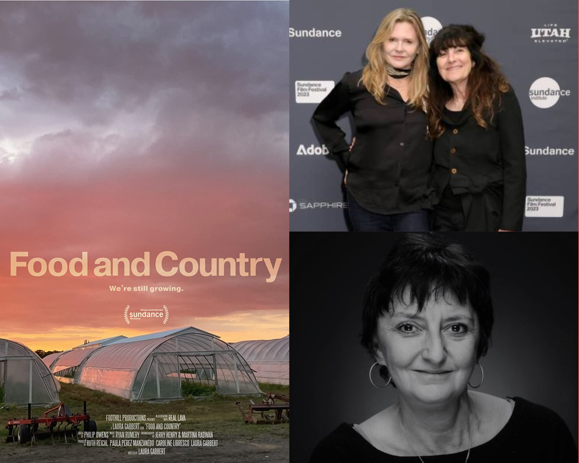 The Cinematography Podcast Episode 204 - Food and Country director Laura Gabbert, producer Ruth Reichl and cinematographer Martina Radwan