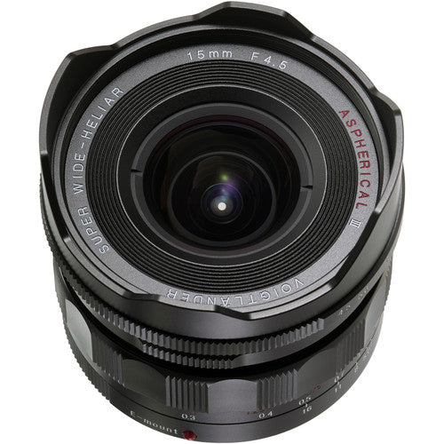 Voigtlander Super Wide-Heliar 15mm f/4.5 Aspherical III Lens for Sony E