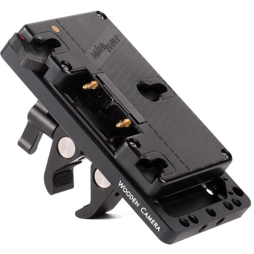 Wooden Camera Gimbal Handlebar Battery Plate (Gold Mount)