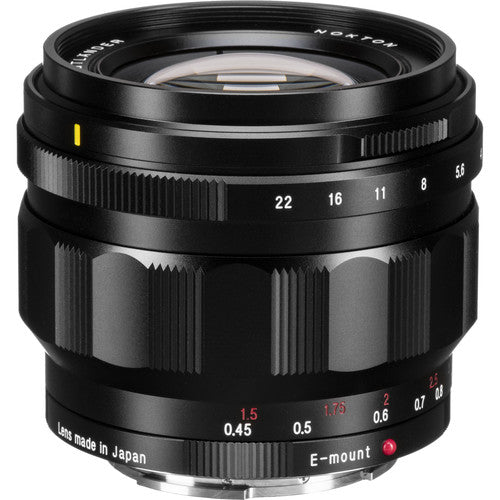 レンズ(単焦点) Voigtlander NOKTON 50mm F1.2 Aspherical Voigtlander Nokton 50mm f/1.2 Aspherical Lens for Sony E — Hot Rod