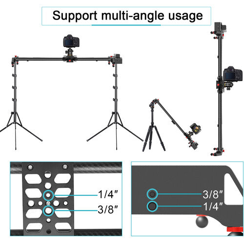 GVM Wireless Carbon Fiber Motorized Camera Slider (47")