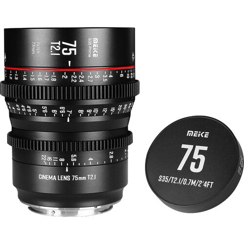 Meike 75mm T2.1 Super35 Prime Cine Lens (EF Mount) (* OPEN BOX 5% OFF *)