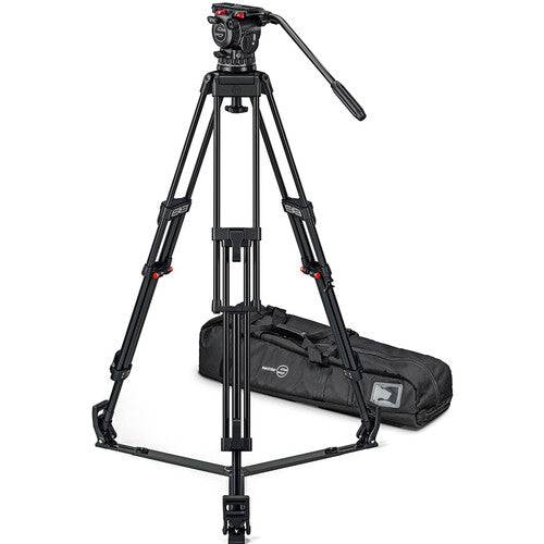 Sachtler FSB 10 Mk II 100mm Touch & Go Head with ENG 2 Aluminum Tripod System (Ground Spreader)