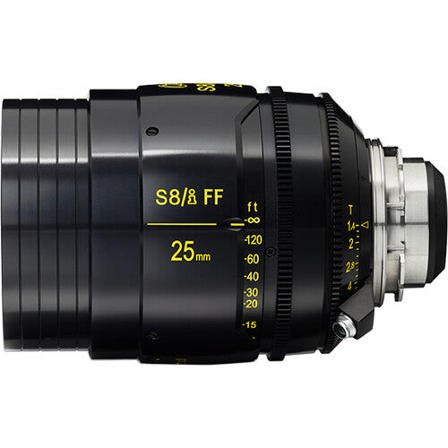 Cooke S8/i Full Frame Plus 25mm T1.4 Prime Lens (PL Mount, Feet/Meters)