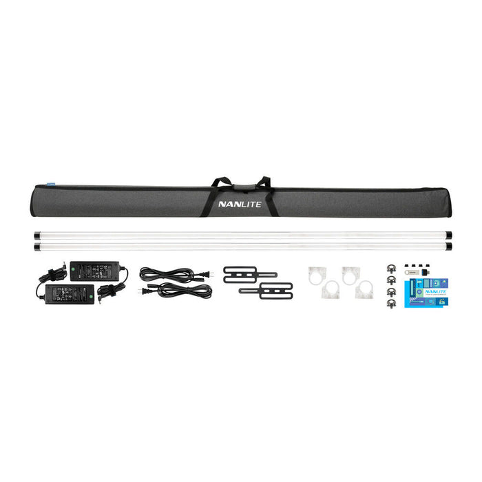 Nanlite PavoTube II 60x 8' RGBWW LED Pixel Tube 2-Light Kit with Carrying Bag