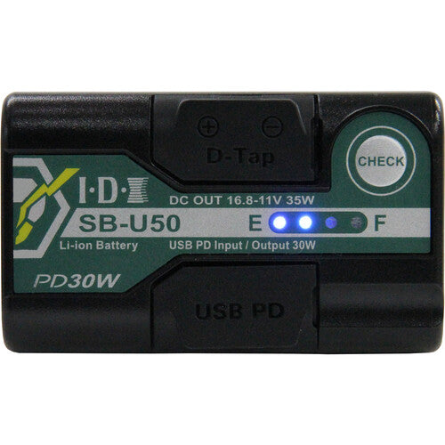 IDX System Technology SB-U50 PD Sony BP-U Lithium-Ion Battery (14.4V, 48Wh)