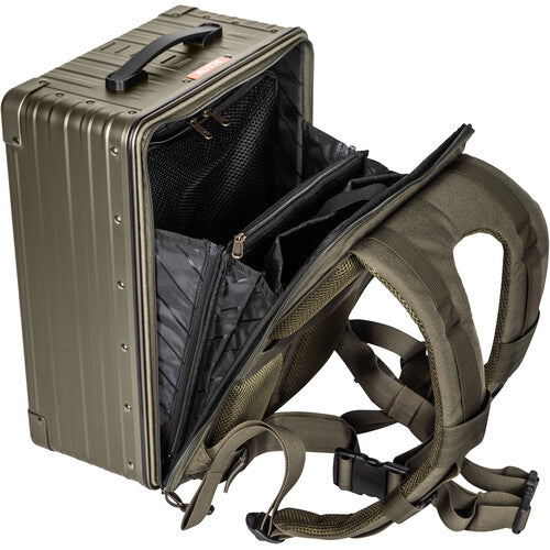 Aleon Hard Aluminum Backpack (17", Bronze)