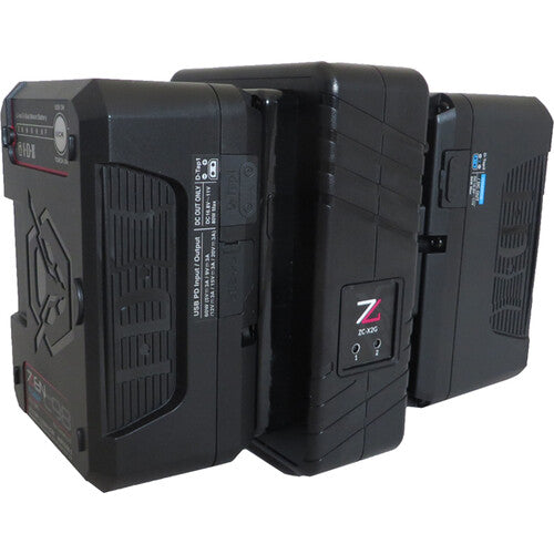IDX System Technology ZC-X2G Dual-Channel Li-Ion Battery Charger and 2x ZEN-C98G Battery Kit
