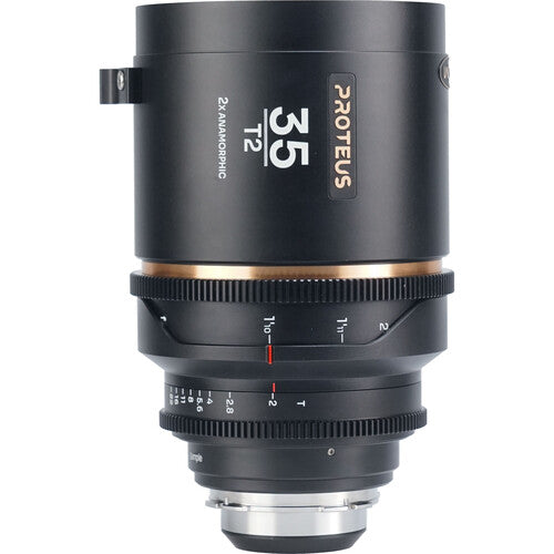 Venus Optics Laowa Proteus 2X 35mm T2 Anamorphic Cine Lens (Amber, PL Mount with Interchangeable EF Bayonet)