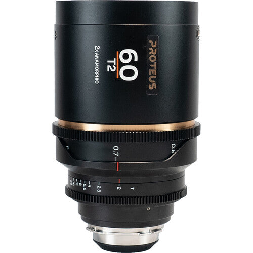 Venus Optics Laowa Proteus 2X 60mm T2 Anamorphic Cine Lens (Amber, PL Mount with Interchangeable EF Bayonet)