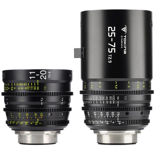 Tokina 11-20mm and 25-75mm T2.9 Cinema 2-Lens Kit (PL Mount)