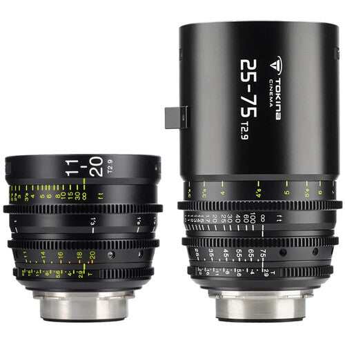 Cine Lens Fx9 Kit Lens Tokina 11-20mm And 25-75mm Cinema 2-Lens