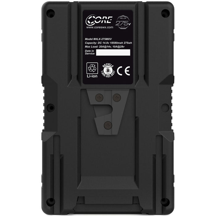 Core SWX Helix Max 275 Lithium-Ion Dual-Voltage Battery (275Wh, V-Mount)