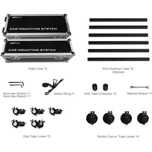 MOVMAX 45mm Car Mounting System Pro Kit