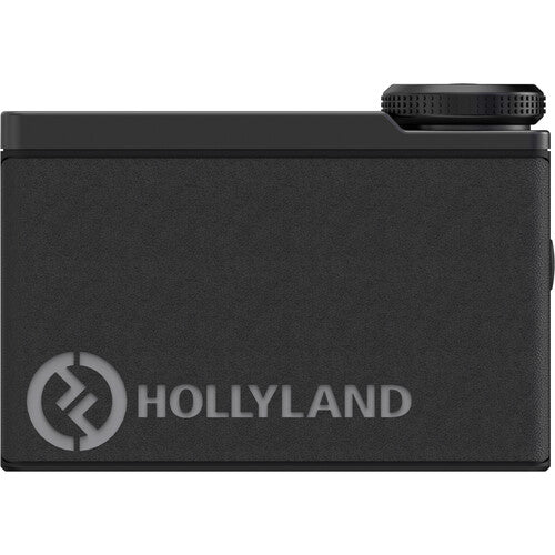 Hollyland LARK MAX Solo Wireless Microphone System (2.4 GHz, Black) with HL-OLM02 Omnidirectional Lavalier Microphone Kit
