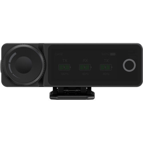 Hollyland LARK MAX Duo 2-Person Wireless Microphone System (2.4 GHz, Black) with 2x Omnidirectional Lavalier Microphone Kit