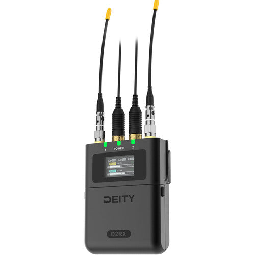 Deity Microphones Theos D2RX Digital Camera-Mount Wireless Microphone Receiver (550 to 663 MHz)