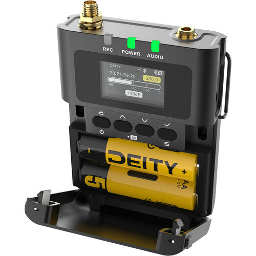 Deity Microphones Theos DBTX Digital Wireless Bodypack Transmitter with Omni Lavalier Microphone (550 to 663 MHz)
