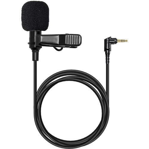 Hollyland LARK MAX Solo Wireless Microphone System (2.4 GHz, Black) with HL-OLM02 Omnidirectional Lavalier Microphone Kit