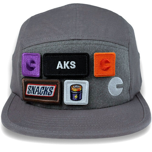 CRDBAG Five Panel Canvas Hat (Gray)