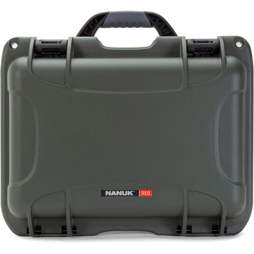 Nanuk 915 Hard Case with Pro Photo Kit (Olive, 13L)