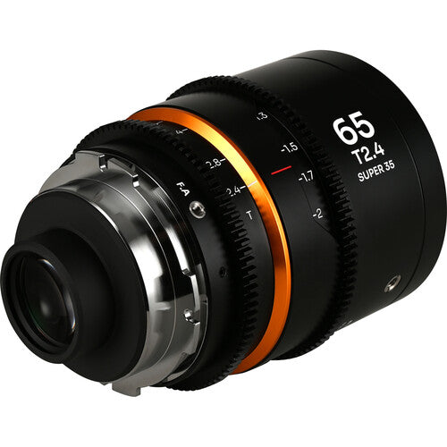 Venus Optics Laowa Nanomorph 65mm T2.4 1.5X S35 Cine Lens (Amber, PL Mount with Interchangeable EF Bayonet)