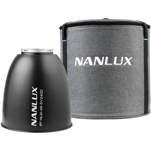 Nanlux Evoke 2400B Bi-Color LED Monolight Kit with 45° Reflector and Full System Flight Case