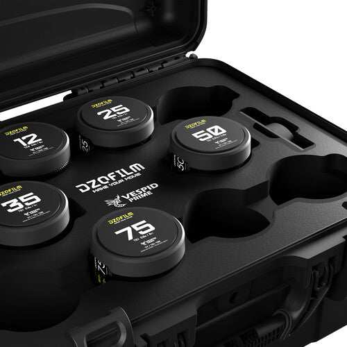 DZOFilm VESPID Prime 5-Lens Kit (ARRI PL & Canon EF)