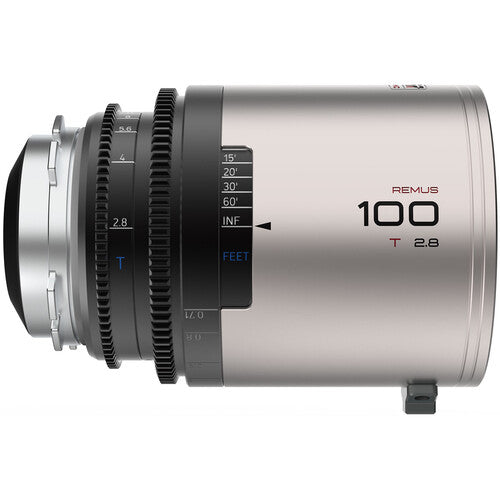 BLAZAR LENS Remus 100mm T2.0 Full-Frame 1.5x Anamorphic Lens (ARRI PL, Silver Flare)