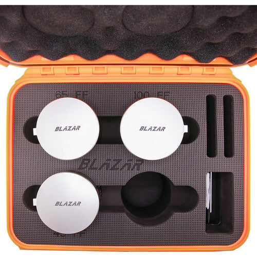 BLAZAR LENS Remus 45/65/100mm T2.0 Full-Frame 1.5x Anamorphic 3-Lens Kit with Case (ARRI PL, Silver Flare)