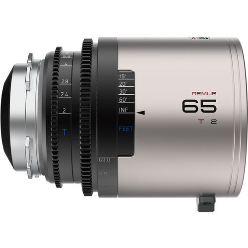 BLAZAR LENS Remus 65mm T2.0 Full-Frame 1.5x Anamorphic Lens (ARRI PL, Silver Flare)