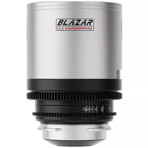 BLAZAR LENS Remus 85mm T2.8 1.5x Full Frame Anamorphic Lens (ARRI PL, Silver Flare)