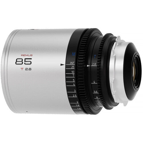 BLAZAR LENS Remus 85mm T2.8 1.5x Full Frame Anamorphic Lens (ARRI PL, Silver Flare)
