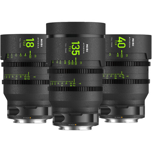 NiSi ATHENA PRIME T2.2/1.9 Full-Frame 3-Lens Add-On Kit (Canon RF)