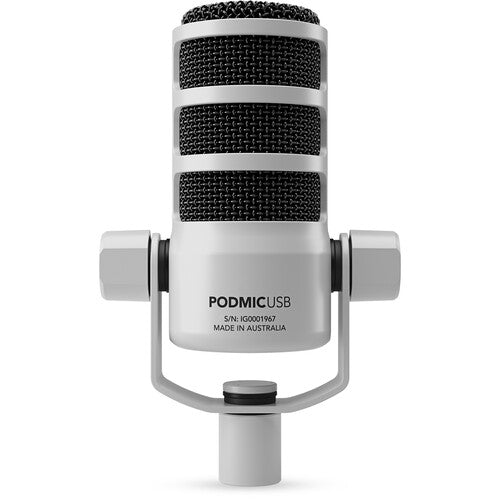 RODE PodMic USB and XLR Dynamic Broadcast Microphone (White)