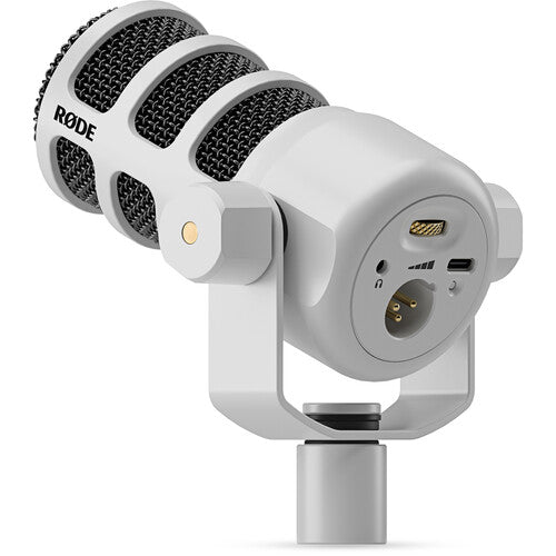 RODE PodMic USB and XLR Dynamic Broadcast Microphone (White)