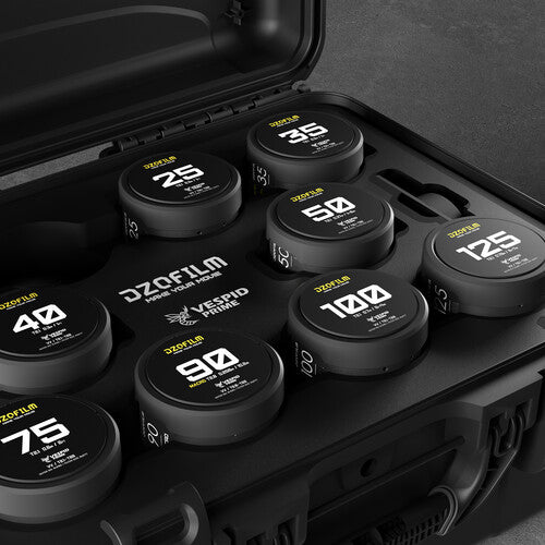 DZOFilm VESPID Prime 9-Lens Kit (PL and EF Mounts)