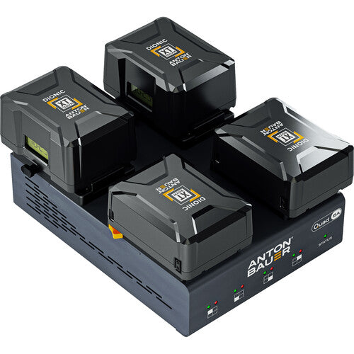 Anton Bauer QUAD 6A 4-Position Multi-Voltage Charger (V-Mount)